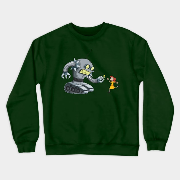 Best Friends Crewneck Sweatshirt by robotdoom